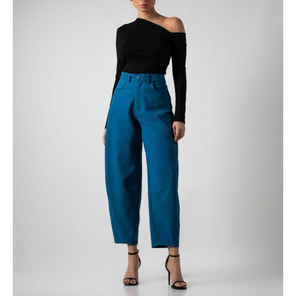 [Μ] Παντελόνι carrot fit Blueberry