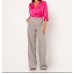 [L] Παντελόνι φαρδύ με πιέτες Γκρι