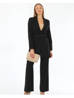 [L] Σακάκι Oversized Μαύρο