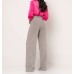 [Μ] Παντελόνι φαρδύ με πιέτες Γκρι