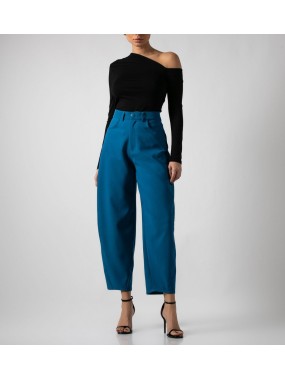 [S] Παντελόνι carrot fit Blueberry